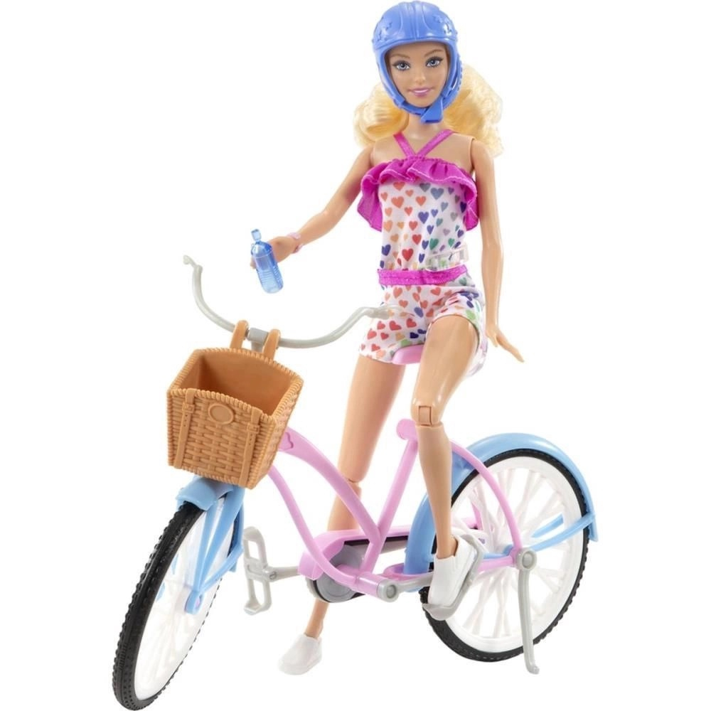 Barbie Com Bicicleta Ftv96 - Mattel