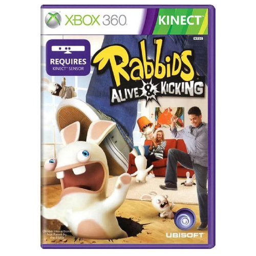 Jogo Rabbids E Kicking Xbox 360 Kinect Midia Fisica em Promoção na