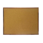 Quadro de Aviso Cortica e Madeira Mogno 90x120cm 1 un Board Net