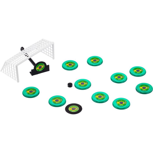 Futebol De Botão Com 2 Times Brinquedo Barato Para Prenda