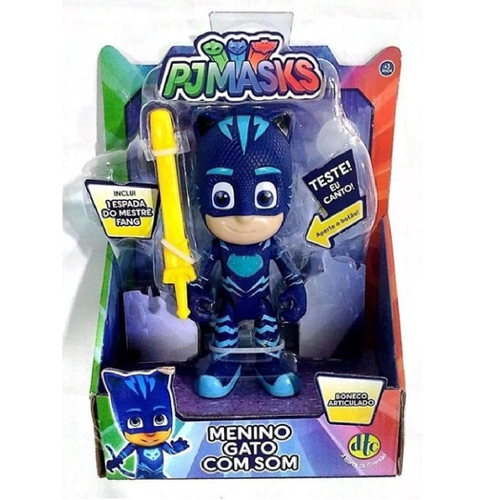 Pj Masks Bonecos Menino Gato e Greg + Jogo Quem Sumiu Grow no Shoptime