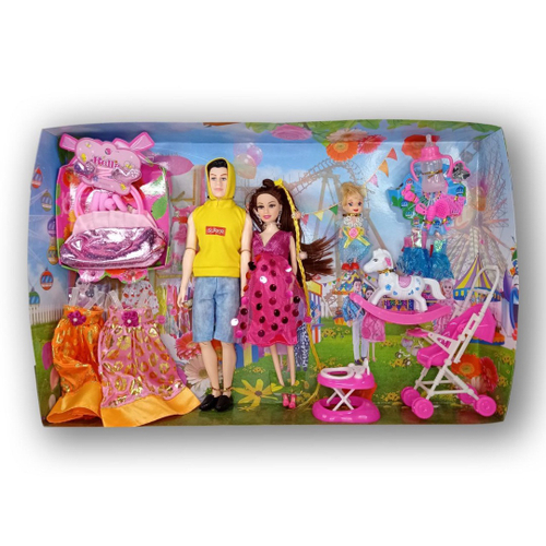 Casa de boneca Barbie grávida barbie kit Família Mamãe Grávida