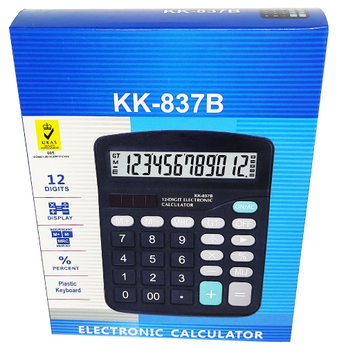 Calculadora Eletrônica De Mesa 12 Dígitos KK-837B Em Promoção Na Americanas