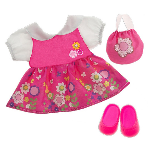 kit 4 Roupinhas para boneca baby alive Vestido para boneca - Rose