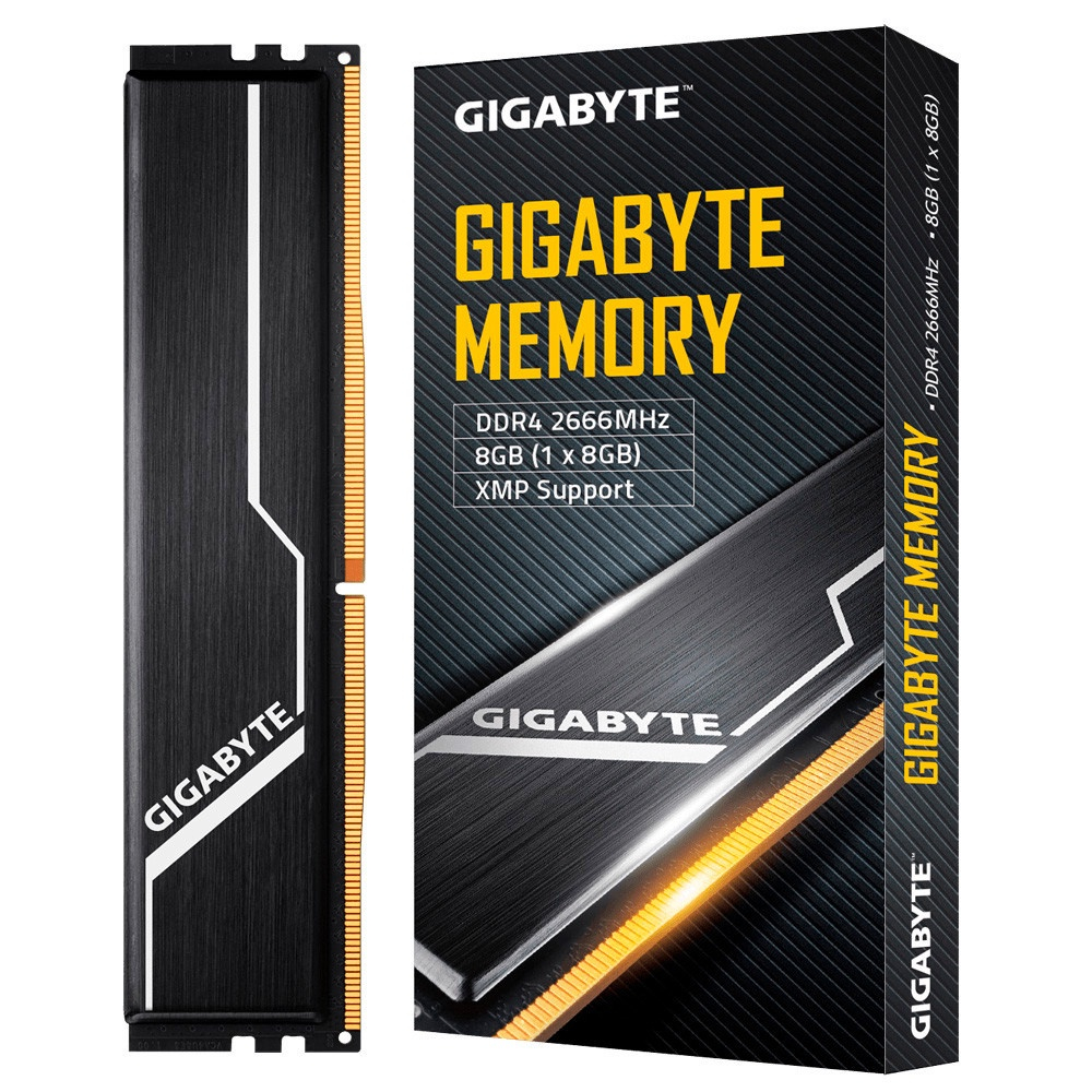 Imagem do produto Memória Gigabyte 8GB 2666 MHz DDR4 CL16 GP-GR26C16S8K1HU408 em Americanas