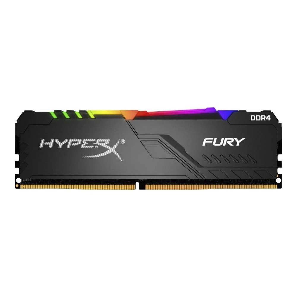 Imagem do produto Memória HyperX Fury 16GB 3000MHz DDR4 RGB CL15 Preto - HX430C15FB3A/16 em Americanas