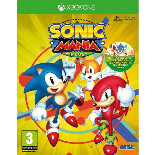 Jogo Sonic Mania Plus - Xbox One Mídia Física com Art book