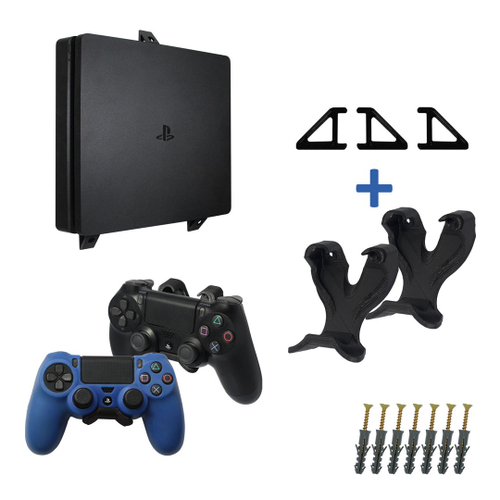 PS4 PRO 1 TB, 2 jogos + 2 controles original + suporte para