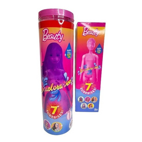 Boneca Beauty Color Boneca Reveal Com 7 Surpresa: Água Revelares