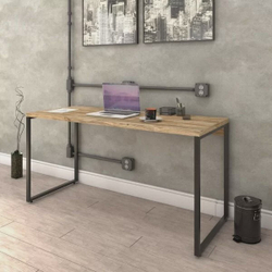 Mesa para Escritório Diretor Estilo Industrial 1,50M Kuadra Menor preço em Mesa para Escritório Diretor Estilo Industrial 1,50M Kuadra