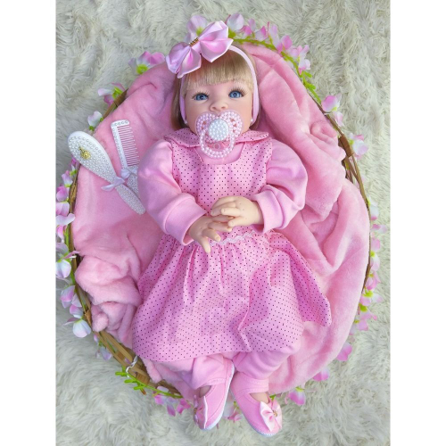 Boneca Bebe Isabela Rosa De Menina Com Roupa De Luxo Morena - Cegonha  Reborn Dolls - Boneca Reborn - Magazine Luiza