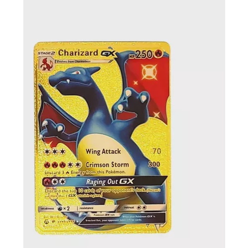 Carta Pokemon Shiny Charizard vendida por mais de $10.000