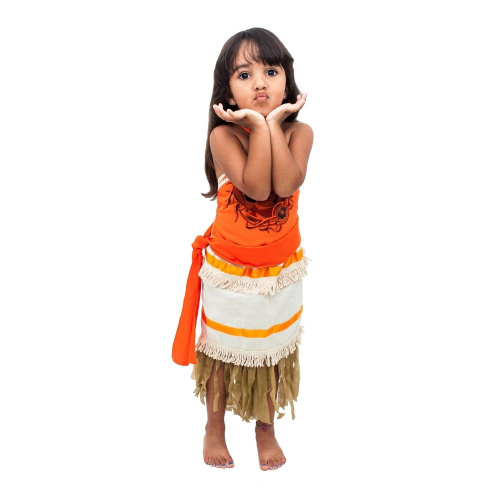 Roupa Moana Infantil Disney Meninas Festas Carnaval