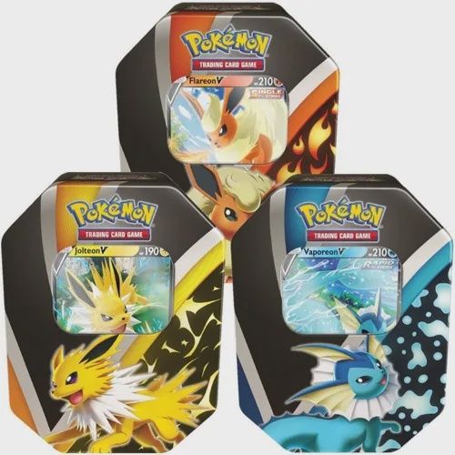 Linha Pokémon Latas Evoluçao Eevee Flareon - Copag