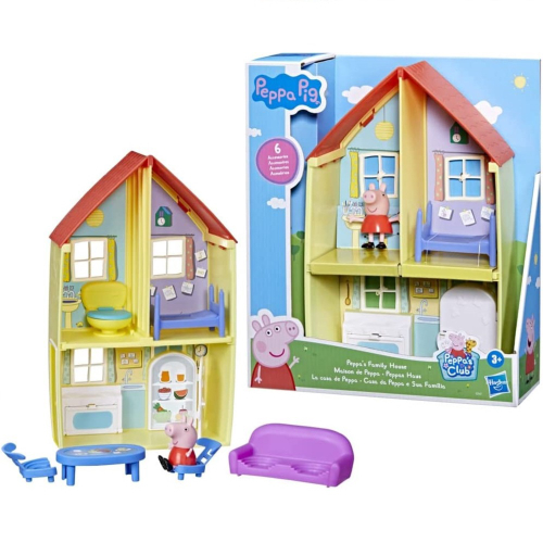 Brinquedo Casinha Casa Peppa Pig Completa Com Acessórios E Jardim - Dtc em  Promoção na Americanas