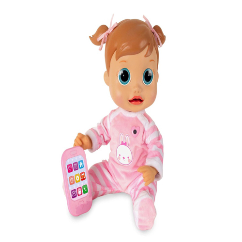 Boneca Interativa Baby Wow Malú Br580 Multikids 43,3cm - Bonecas