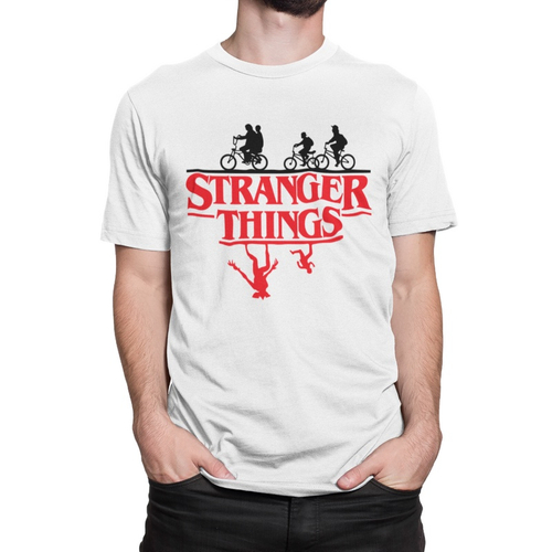 Camiseta Camisa Stranger Things Hellfire Club Manga Curta em Promoção na  Americanas