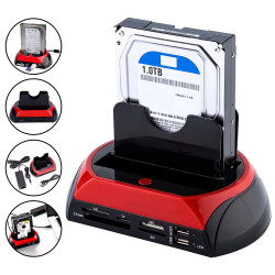 Dock Station 2 Hd Sata USB Ide 3,5 E 2,5 Com Leitor Cartoes é ruim? Dock Station 2 Hd Sata USB Ide 3,5 E 2,5 Com Leitor Cartoes é boa?