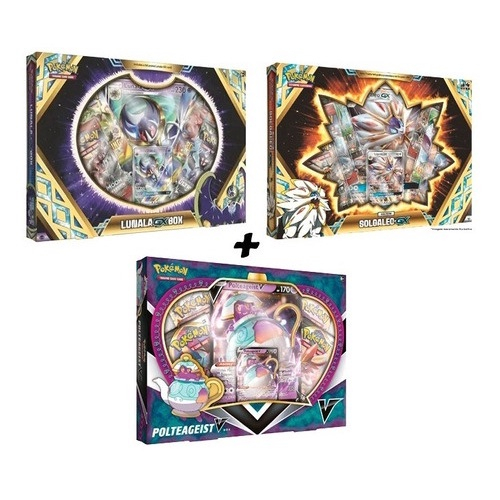 Pokémon TCG: Box Coleção Lendas de Alola - Solgaleo GX em Promoção na  Americanas