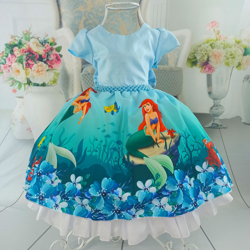 Vestido de festa infantil Princesa Sofia Lilás Luxo em Promoção na  Americanas