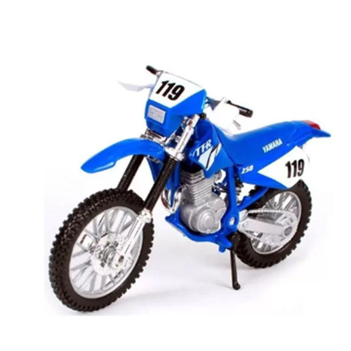 Miniatura Yamaha Ttr 250 Trilha Motocross 1/18 Maisto Moto no Shoptime