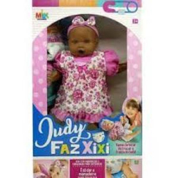 Boneca Judy Faz Xixi Negra Boneca Grande 48 cm é boa?