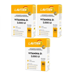 Kit com 3 - Lavitan Vitamina D3 2.000ui Cimed com 30 Comprimidos o Aut é boa?