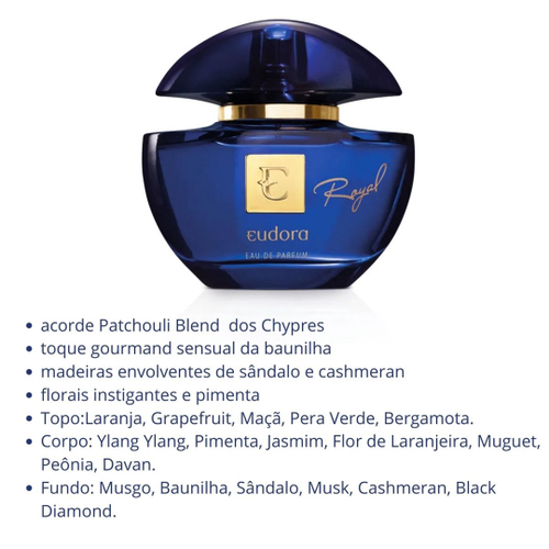 Kit Presente Perfume Feminino Eudora Edp Royal No Shoptime