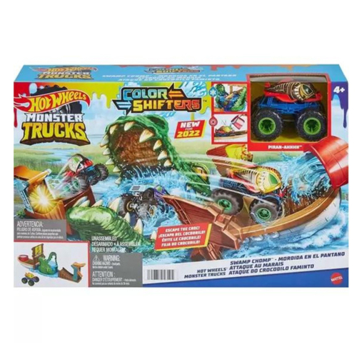 Hot Wheels Monster Trucks Pista Playset Looping Mattel em Promoção na  Americanas