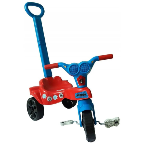 Triciclo Infantil Festa Azul Bebe Com Empurrador Motoca