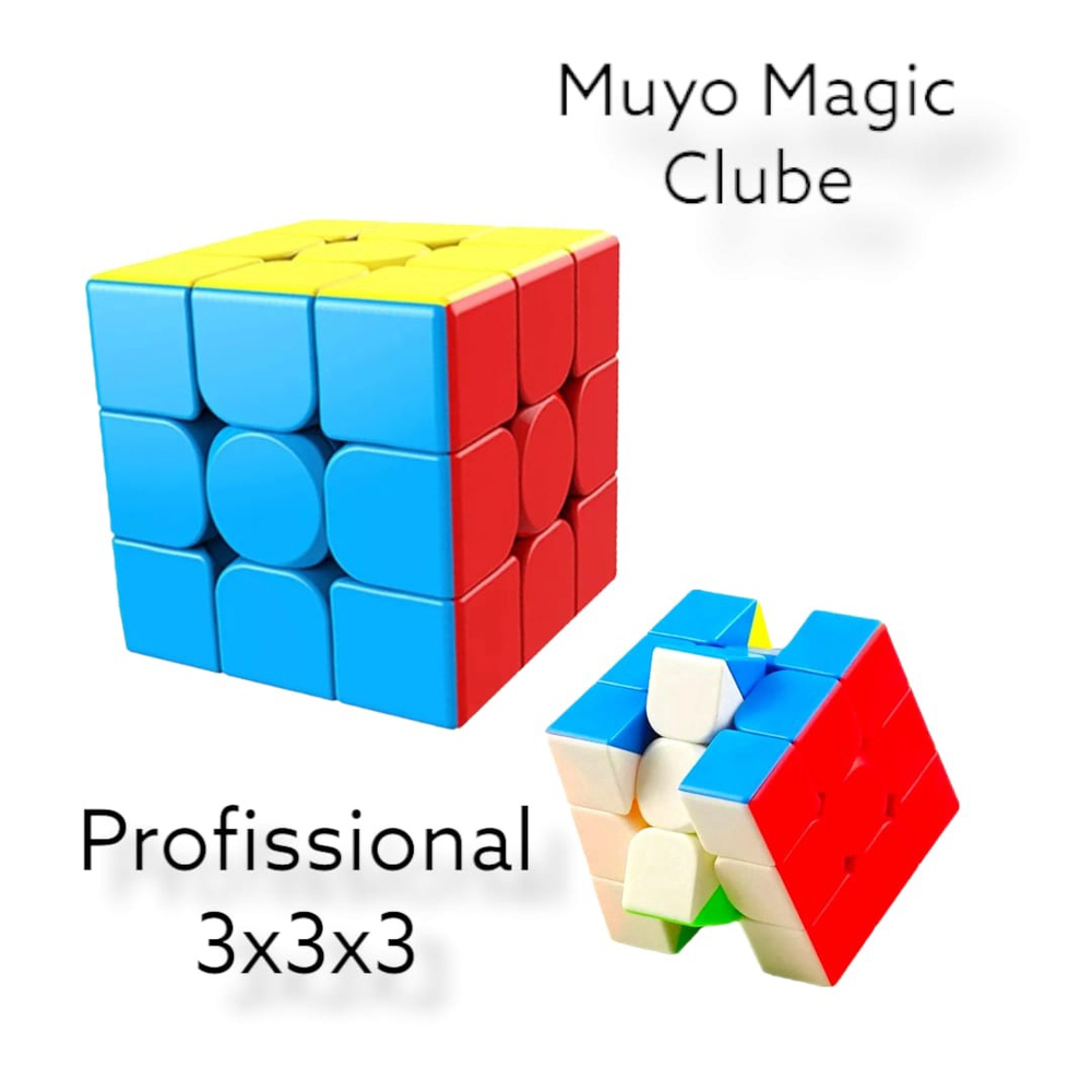 Cubo Mágico Profissional 3X3X3 Original - Magic Cube - Moyu - Cubo