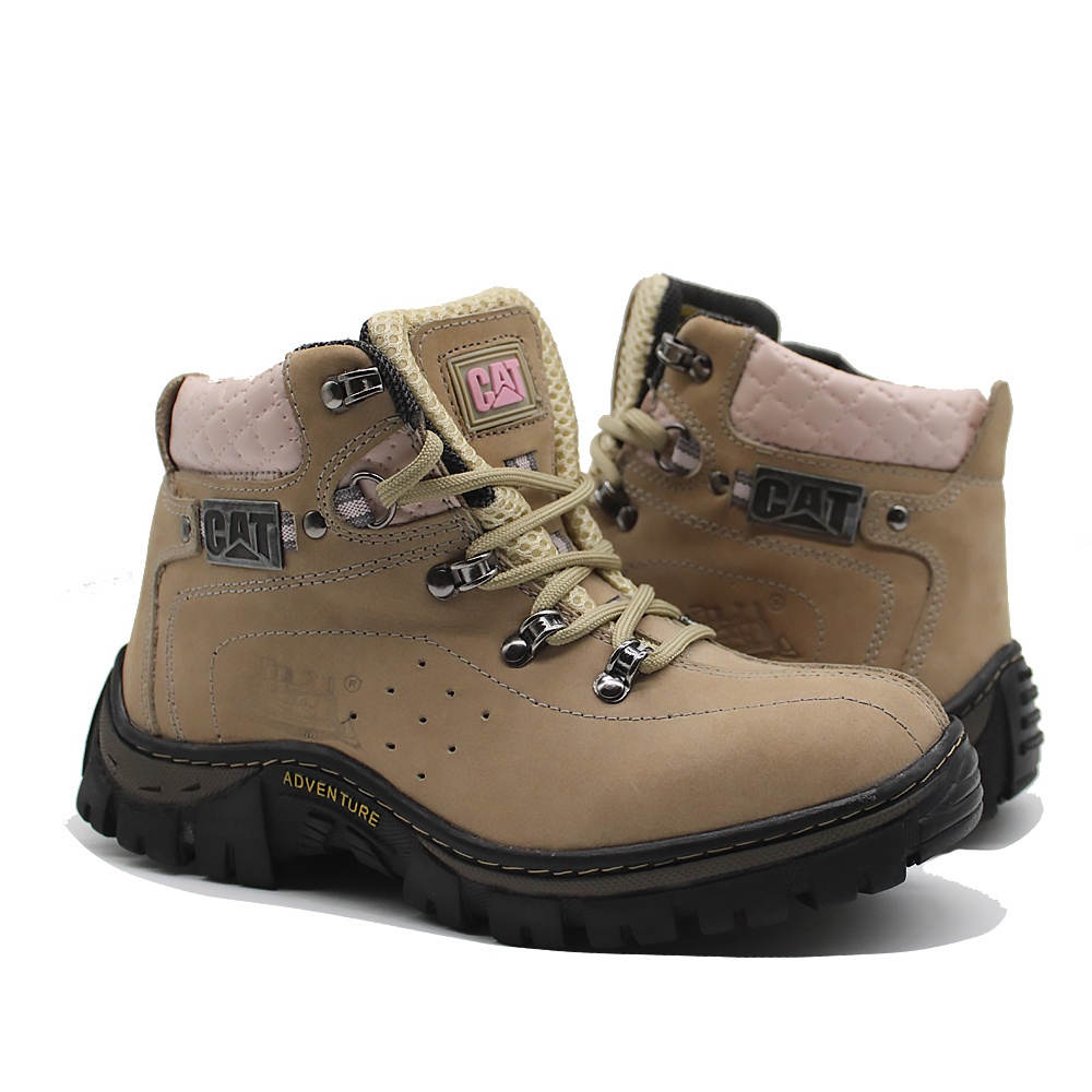 Bota Caterpillar Adventure Feminino Rosa Nude - Caterpillar