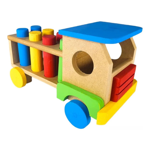 Brinquedo de Madeira - Caminhão com Caçamba - Woodtoys - Ioiô de Pano  Brinquedos Educativos