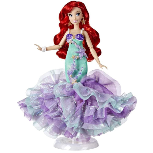 Boneca Disney A Pequena Sereia Transformação 2 Roupas Luxo