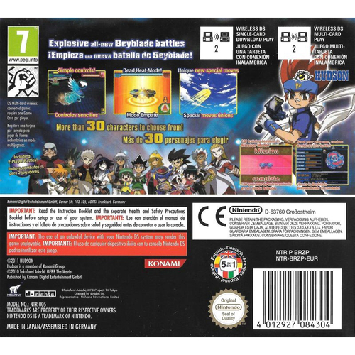 Beyblade Metal MAsters Nintendo Ds | Submarino