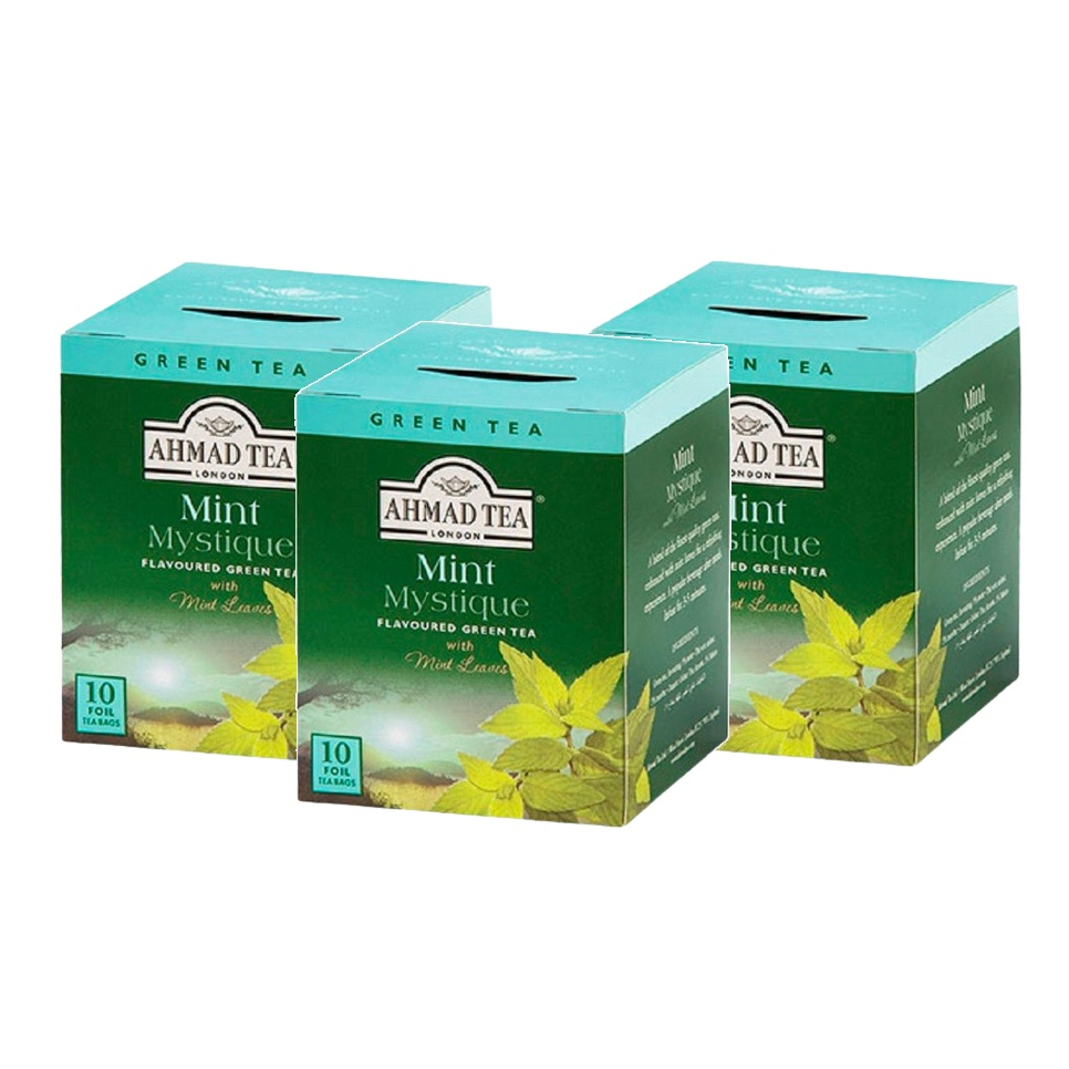 Chá Verde Pure Ahmad Tea London 10 Unidades de 20g