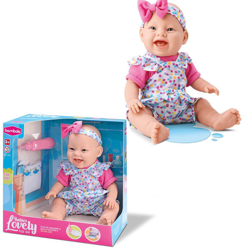 Boneca Lovely Babies Faz Xixi 34 Cm Com Acessórios Bambola em Promoção na  Americanas