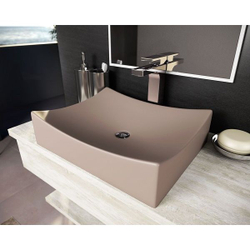 Cuba Pia De Apoio Para Banheiro Toleato Folha Pádua 45 Cm Marmorite Taupe Fosco Menor preço em Cuba Pia De Apoio Para Banheiro Toleato Folha Pádua 45 Cm Marmorite Taupe Fosco