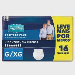 Roupa intima Descartavel Plenitud Protect Plus g/xg, pacote com 16 unidades, embalagem economica é boa?