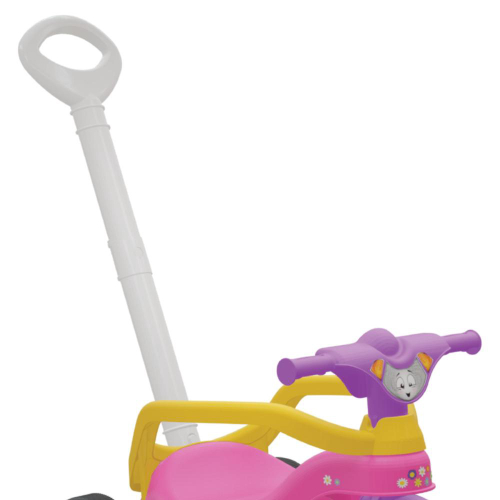 Motoca Infantil Triciclo Rosa com Empurrador - Camilo's Variedades