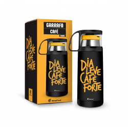 Garrafa termica c/ caneca P - dia leve cafe forte é boa?