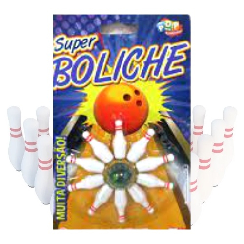 Jogo de Boliche Infantil - Coleção Bichinhos - 6 Pinos - Roma Brinquedos