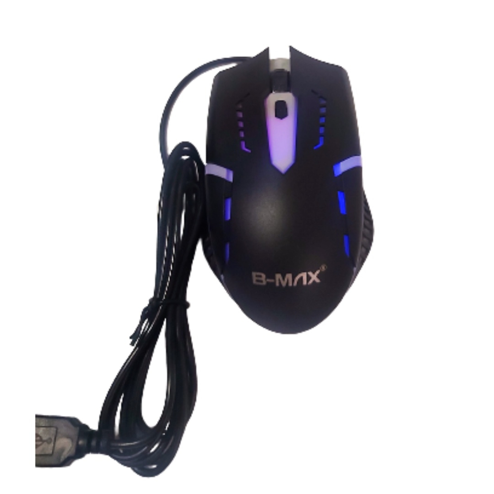 Mouse Gamer Com Fio B-Max Com Iluminação Led 7 Cores Na Americanas Empresas