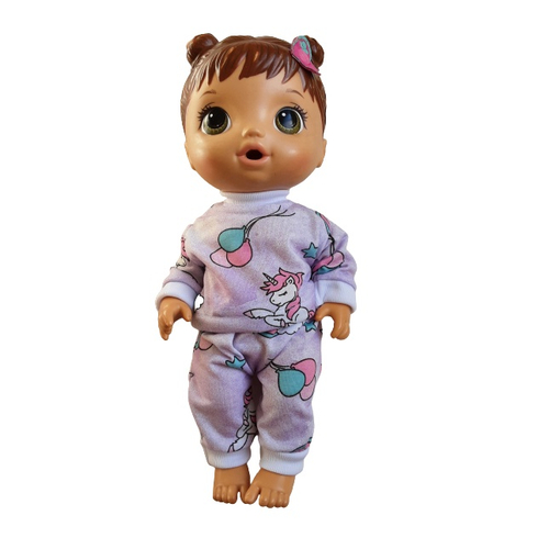 Kit Roupa De Boneca Para Baby Alive - Praia Biquini Sereia