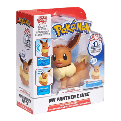 Sunny Brinquedos Pokemon - Meu Parceiro Pokemon Eevee Com Som E