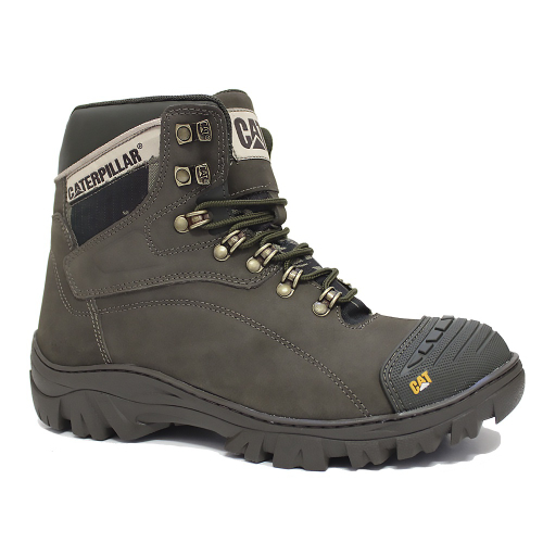 Bota Caterpillar Robust em Couro - Cinza em Promoção na Americanas