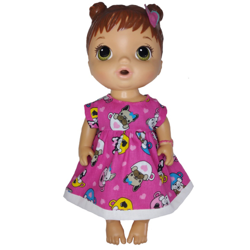 Roupinha Roupa P/ Boneca Baby Alive Pijama Malha