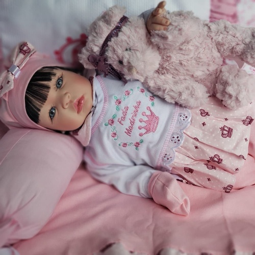 Boneca Bebê Reborn Realista Com Roupa De Fada Madrinha no Shoptime