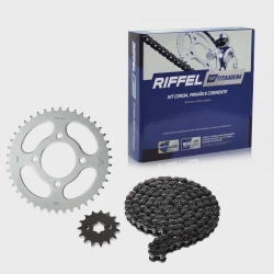 Kit Relação Transmissão Riffel Titanium 1045 Honda cg 125 Titan 99 Today Cargo Coroa Pinhão Corrente 1983 Até 2004 Menor preço em Kit Relação Transmissão Riffel Titanium 1045 Honda cg 125 Titan 99 Today Cargo Coroa Pinhão Corrente 1983 Até 2004