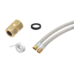 Kit Instalação Gás Encanado Mangueira 1,5mt + Adaptador é boa?
